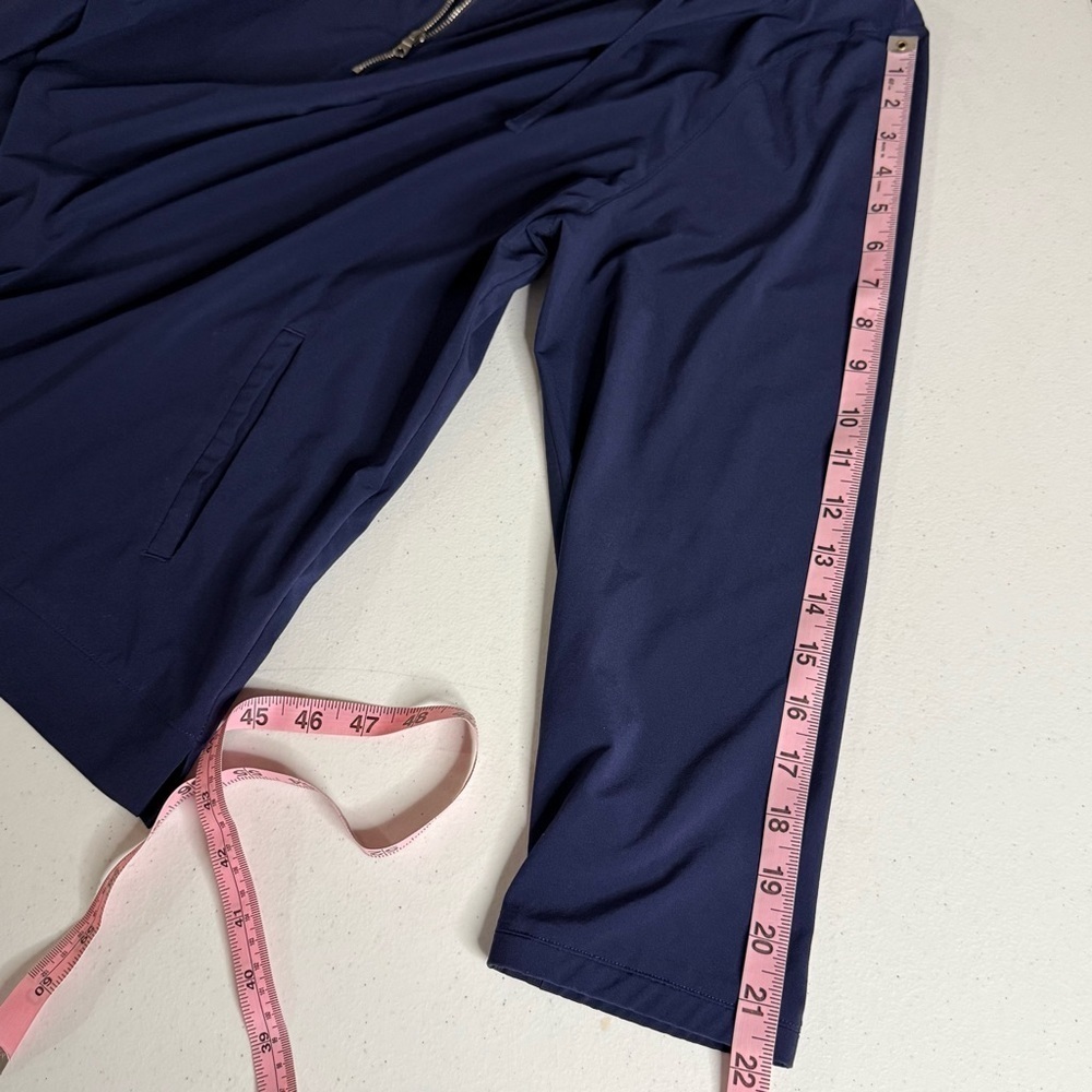 Weekends by Chico’s 1/4 Zip Jacket Sporty Pullover Navy Women’s 12 (Chico’s 2) - Picture 9 of 14